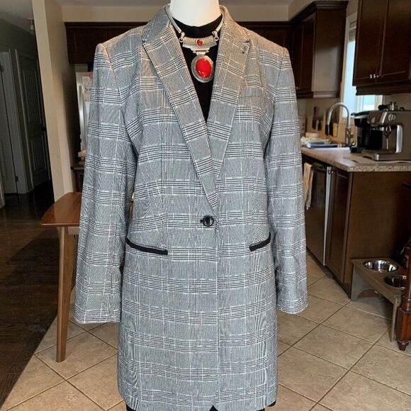 Calvin Klein crop pant, cotton, poly, spandex, Sz 8, EUC, medium rise, EUC - Picture 13 of 16